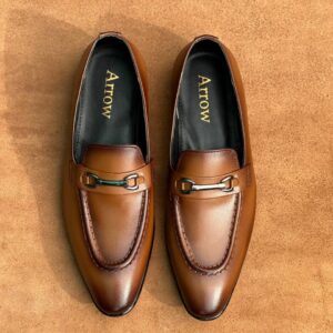 Men’s Tan Cow Leather Loafer