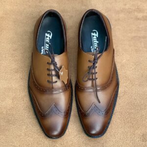 Men’s Tan Cow Leather Oxford Shoe