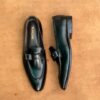 Men's Jet Black Cow Leather Loafer