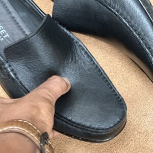 Men’s Jet Black Nappa Cow Leather Casual Loafer