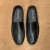 Men's Jet Black Nappa Cow Leather Casual Loafer - Image 3