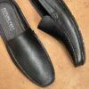 Men's Jet Black Nappa Cow Leather Casual Loafer - Image 5