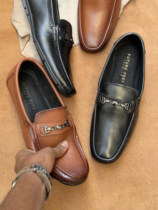 Men's Tan Cow Nappa Leather Casual Loafer - Image 2
