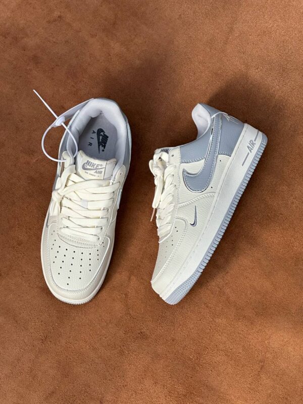 Nike Air Force 1 White/Gray (Women's) - Image 4