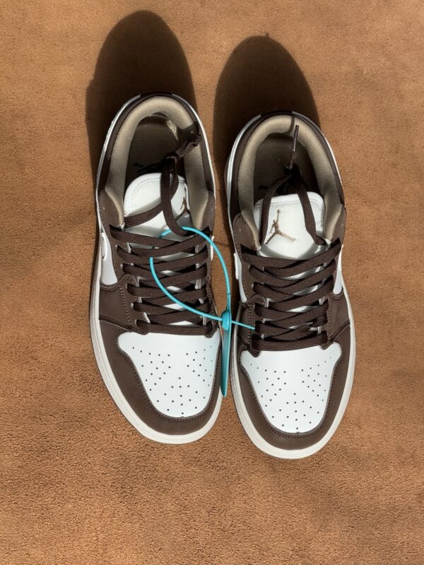 Nike Air Jordan 1 Low (Brown/White) - Image 2