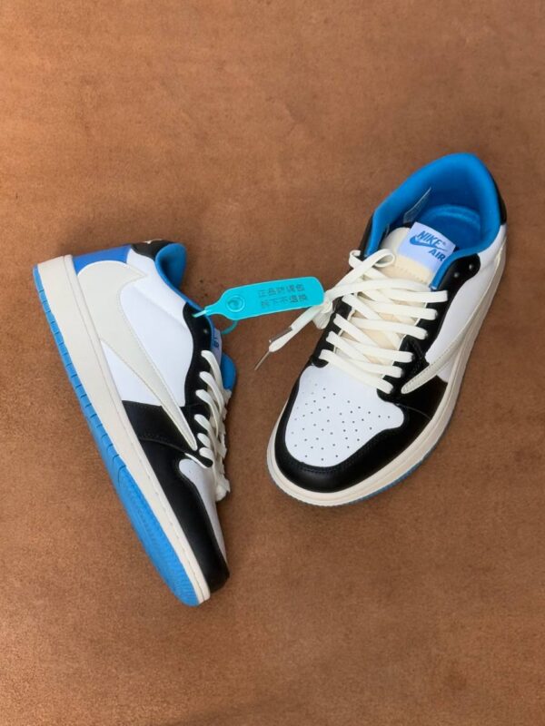 Nike Travis Scott Air Jordan 1 Low Cactus Blue - Image 4